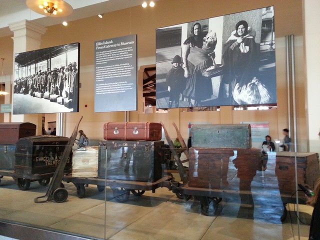 Luggage display, Ellis Island