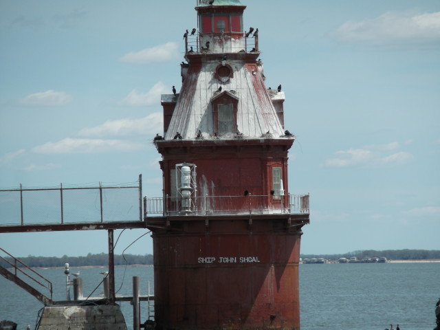 Ship John Light closeup, Delaware Bay